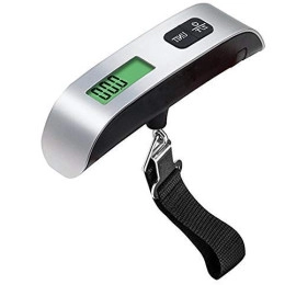 10g to 50 kg - Luggage Scale Digital Weighing Travel Bag Weight Checker Hanging Weight Scale with Belt, Multicolor