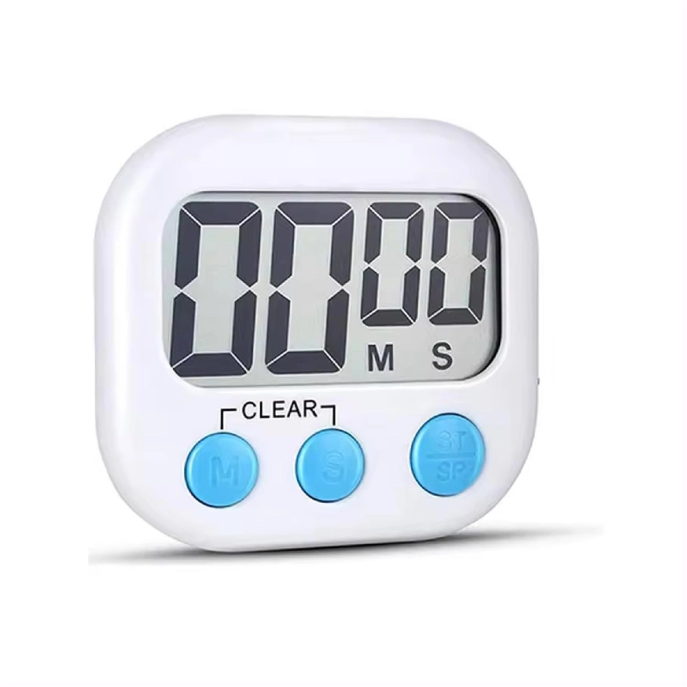 Digital Kitchen Timer & Stopwatch - Large Digit Countdown, Loud Alarm, Magnetic Back Stand Ideal for Cooking, Baking Stop Watch Timer for Study Table Accessories for Students