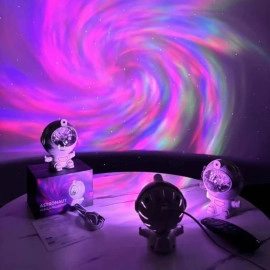 Astronaut Galaxy Projector Astronaut Night Light for Kids Astronaut Light Projector with Nebula Remote Astronaut Galaxy Star Projector Starry Night Light Bedroom Ceiling Projector