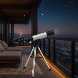 90X Zoom HD Focus Astronomical Telescope Refractor | with Mobile Stand and Portable Tripod Stand | High Power Telescope Gift for Kids | Explore Moon, Planets, Stargazing