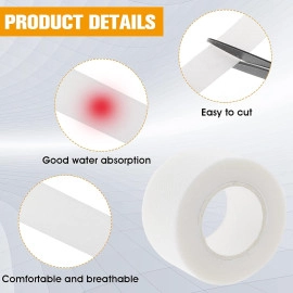 1 Pack Collar Protector Sweat Pad, Self-adhesive Sweat Absorption Tape for Shirt Hat Caps Brim, Protection Against Collar Sweat & Stains for Men & Women Shirts Formal Dress, Antiperspirant Sticker