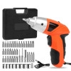 Cordless Electric Screwdriver Machine with Bits And LED Light, 45 in 1 Rechargeable Screwdriver Drill Machine with Reversible Function for Home & DIY Use - Easy to Use