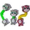 Telescopic Tube Shape Changing Cute Tom Cat Pop Tubes Fidget Toys Parent-Child Interactive Toy Multicolor(Any Random Color Will be Sent) 