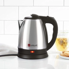 Quick Boil Popular/Lifestyle Electric Kettle 1.5 Litre 1500 Watts | Stainless Steel body | Boiler for Water, Silver