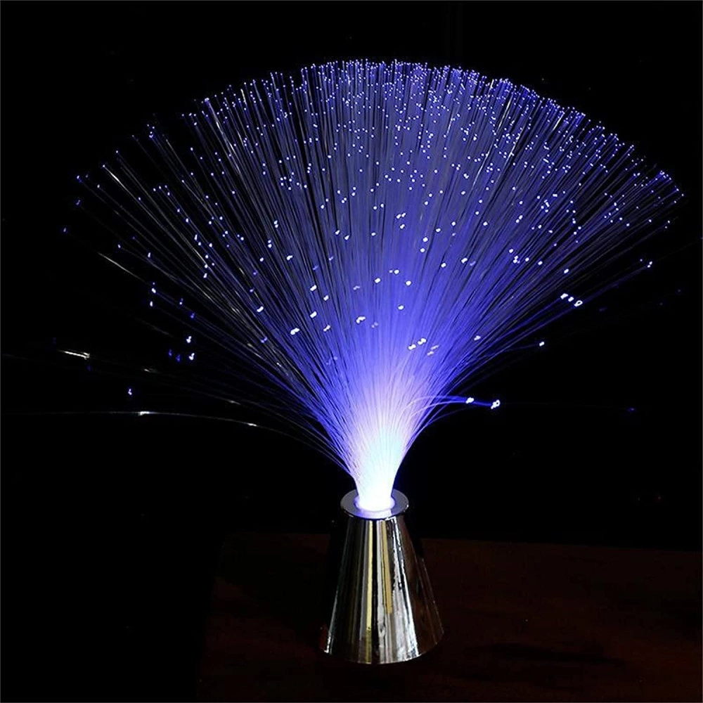 Beautiful Romantic LED Fiber Optic Nightlight Lamp Color Changing USB Optical Fiber Lamp Ice Fiber Lamp with USB Cable - Calming Mood Night Light (multi color)