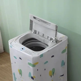 Waterproof Washing Machine Cover | Thick & Full Cover | Dust-Proof & Washable | Easy Installation | Printed Design (Multicolor)