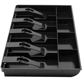 Cash Tray Plastic (9 compartment, Black)