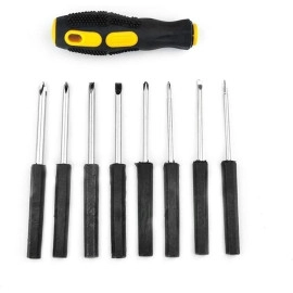 Screw driver Tool kit set, 8 in 1 Professional Precision Screwdriver Set, Multipurpose Kit for Home Useful