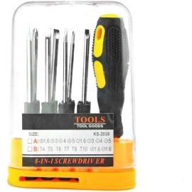 Screw driver Tool kit set, 8 in 1 Professional Precision Screwdriver Set, Multipurpose Kit for Home Useful