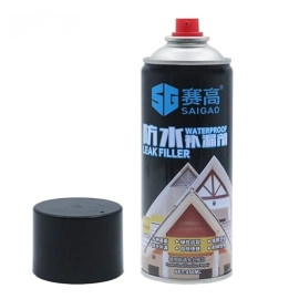 Waterproof Leak Filler Spray | Rubber Flex Repair & Sealant Crack Hole Spray | Leak Proof Spray (450ml, Black PACK OF 1)