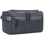 Travel Bag -Toiletry Organizer Hanging Dopp Kit For Men, Cosmetics Pouch For Women- Dark Grey 