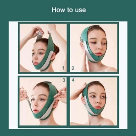 Line Face Shaper Women Chin Cheek Lift Up Belt Face Lifting Belt Elastic Face Slimming Bandage Facial Anti Wrinkle Strap Face Care Slim Tools