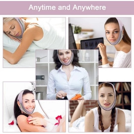 Line Face Shaper Women Chin Cheek Lift Up Belt Face Lifting Belt Elastic Face Slimming Bandage Facial Anti Wrinkle Strap Face Care Slim Tools