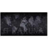 World Map Rubber Gaming Mouse Pad & Keyboard Desk Mat for PC Computer Laptop| 90X40 CM - Black