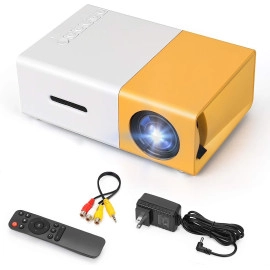 Mini-Projector-Portable-STAR-Movie-Projector-Smart-Home-Projector-Neat-Projector-for-iOS-Android-Windows-PS5-Laptop-TV-Stick-Compatible-with-HDMI-USB-Audio-TF-Card-AV-and-Remote-Control