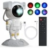 Astronaut Galaxy Star Projector Night Light/Lamp With Remote Control | Rechargeable 360° Rotation Magnetic Usb Adjustable Timer Night Light For Kids - Abs, Fluorescent, White