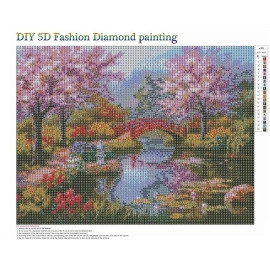 5D Diamond Painting by Number Kits Full Drill Rhinestone Embroidery Cross Stitch Pictures Arts Craft, 5D Diamond Painting Kit for Adults & Kids for Home Wall Decor-12x16In