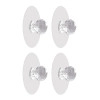 Diamond Crystal Shaped Wall Hooks-Transparent Acrylic Type, and Hook for Hanging Home,Kitchen,Bathroom,Key Frame Holder