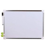 Double Sided Magnetic Whiteboard Dry Erase Boards Writing and Drawing Board Aluminium Frame (Size 30x40cm)