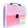 13 Pocket Rainbow File Folder Portable Expanding Accordion File Document Organizer With Dividers For Any Paper And Document - Briefcase File Folder, Multicolour