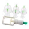 Pull Out 6pcs Apparatus vacuum cupping kit vacuum apparatus therapy relax massager curve suction pumps (6 pcs)