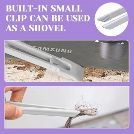 Multi-Function Rotating Crevice Cleaning Brush, Hard Bristle Crevice Cleaning Brush, Long Handle Brush Bathroom Tile Groove Window Gaps Cleaning Brush Tool for Kitchen Bathroom Tiles Door Track