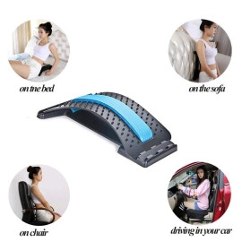 Lumbar Back Pain Relief 3 level Back Stretcher Tool Back Massager and Supporter Lumbar Back Massager Stretcher