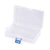 PLAIN STORAGE BOX Plastic Transparent with Lid Storage Box Collection Container 14x8.8x3.5cm Plastic Storage Box Clear Plastic Jewelry Box -2024 (PLAIN STORAGE BOX)