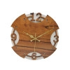 Antique Wooden Ply Decorative Wall Clock Suitable for Living Room/Office/Furnithure Room/Weeding (1-Pcs)