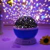 Creative 360° Rotating Star Projection Lamp with Colorful LED Night Lights | Star Master with USB Cable Galaxy Sky Lamp for Home Decoration & Gifts (Multicolor,1pcs)