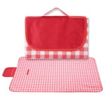 Picnic Mat | Foldable Blanket for Picnic | Water Resistant Handy Mat | Portable Mat for Outdoor | Bag Design Picnic Mat | JY2206 | Red