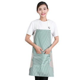 Cooking Apron | Adjustable Waterproof Chef Apron with Pocket and 2 Side Coral Velvet Towels for Hands Wiping Quilt for Home Kitchen, Grill, Restaurant