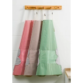 Cooking Apron | Adjustable Waterproof Chef Apron with Pocket and 2 Side Coral Velvet Towels for Hands Wiping Quilt for Home Kitchen, Grill, Restaurant