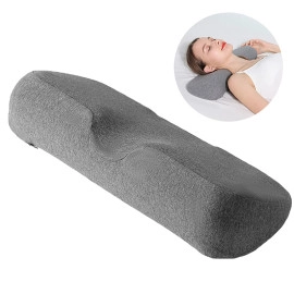 Neck Roll Pillow Ergonomic Professional Washable Unisex Memory Foam Breathable Neck Pain Pillow Bolster Pillow Sleeping