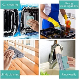 Window Groove Frame Cleaning Brush Door Track Cleaning Brushes Dust Cleaner Tool for Corners Edges and Gaps - Multicolor