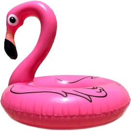 Flamingo Pool Floats for Kids Adults, Inflatable Swim Rings Swimming Pool Float Tube Round Shaped Swimming Tube Water Fun Beach Pool Toys for Summer Party. 