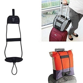 Luggage Bag Strap Suitcase Adjustable Belt Carry On Bungee Bag Parts Case Travel Accessories Supplies Gear Item Suff Product (Pack of 1 Belt).