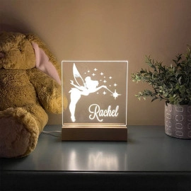 Led Board for Writing, 3D Acrylic LED Message Board, Led Writing Board, Birthday Gift, Rakhi Gift, Acrylic Dry Erase Board with 13 Pen & Stand for Note/Message - 15 x 15 x 1 cm