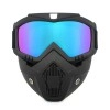 3 in 1 Bike Scoter Motorcycle Protective Goggles Bike Face Mask Bike Face Shield, Rainbow Visor