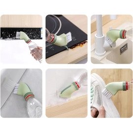 Cleaning Brush, Groove Gap Cleaning Brush,Multifunctional Reusable Wet Dry Bottle Cap Angle Cleaning Brush Window Crevice Cleaning Brush for Bathroom, Kitchen, Tiles, Slots Track