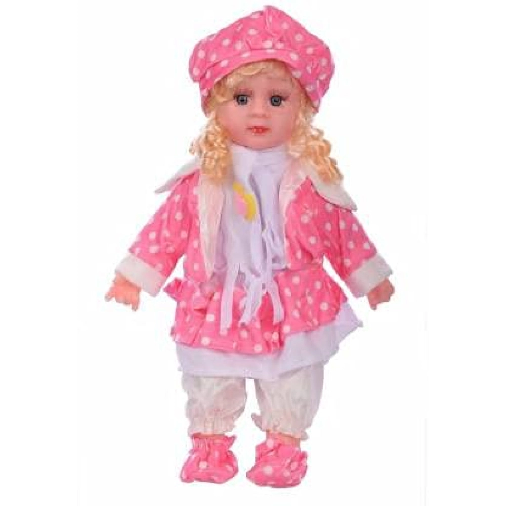 Poem Doll New Toy Fabric Singing Songs Musical Rhyming Babydoll,Small Stroller Dolls, Laughing,Singing Soft Push Stuffed Talking /Silicone Princess Multi Color for Little Children Girls 