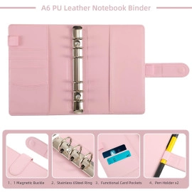 Budget Binder, Money Saving Binder with Zipper Envelopes, Cash Envelopes and Expense Budget Sheets for Budgeting