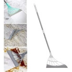 RISE 2-in-1 Universal Silicone Magic Bathroom Broom | Wiping for Tiles Glass Wiper | Hardwood Floor Cleaner