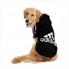 Dog Hoodie Warm Soft Clothing Fleece Sweater Cotton Jacket Shirt from Medium Size (Multi Color)