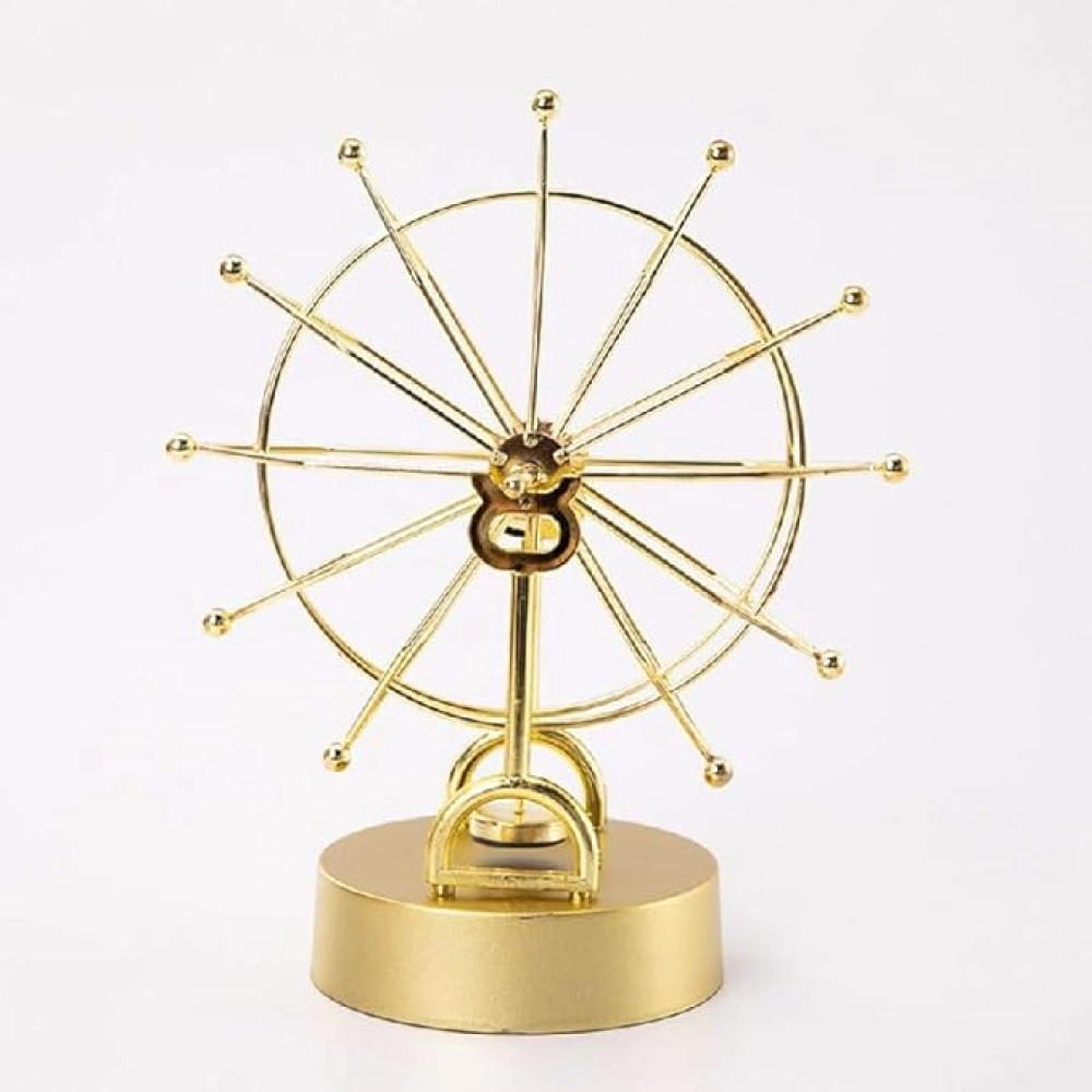 Electronic Perpetual Motion Mini Ferris Wheel Revolving Gadget Enchanted Desk Ornament Stress Relief Toys Perpetual Motioning Kinetic Sculpture Accessories Tabletop Decor Home Bedroom Office