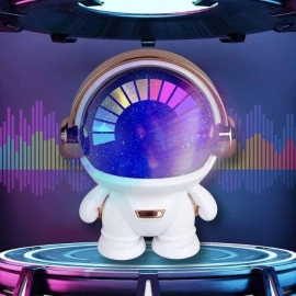 Space Robot Sound, Compact Astronaut Bluetooth Smart Speaker, Portable Wireless Speaker with HiFi Sound Quality