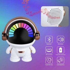 Space Robot Sound, Compact Astronaut Bluetooth Smart Speaker, Portable Wireless Speaker with HiFi Sound Quality