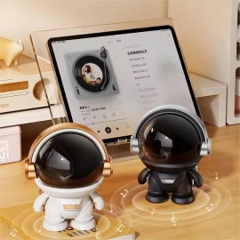 Space Robot Sound, Compact Astronaut Bluetooth Smart Speaker, Portable Wireless Speaker with HiFi Sound Quality