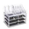 New Acrylic Makeup Organizer Storage Box Case Cosmetic Jewelry 4 Drawer Cases Holder Makeup Container Boxes