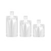 Plastic Travel Fluid Makeup Packing Bag 30Ml/50Ml/100Ml Refillable Pouches Empty Cosmetic Squeeze Pouch Leakproof Stand-Up Spout Bags Containers Foldable for Toiletries Lotion Shampoo